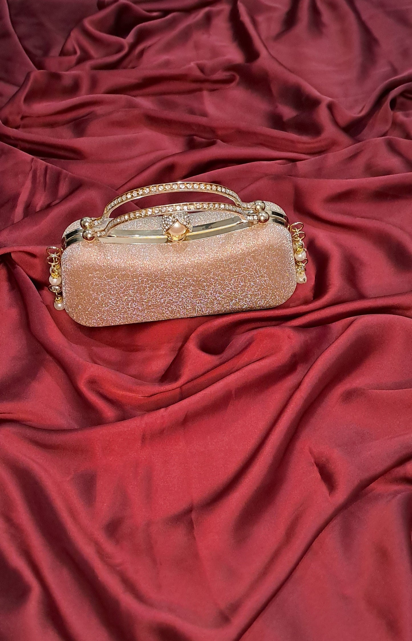 Champagne Bridal or Party wear Clutch